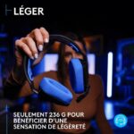 Gaming Headset - Wireless - LOGITECH G - G535 LIGHTSPEED - PC & PS5 - Black/Blue - Image 4