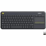 LOGITECH K400 Plus Multimedia TV Keyboard - AZERTY - Wireless - Touchpad