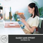 Large Desk Mat - Logitech Desk Mat - Studio Series, Multifunctional and Extended - Pink - Image 5