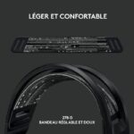 Gaming Headphones - Wireless - LOGITECH G - G733 LIGHTSPEED - Black - Image 2