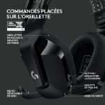 Gaming Headphones - Wireless - LOGITECH G - G733 LIGHTSPEED - Black - Image 5