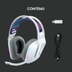 Gaming Headphones - Wireless - LOGITECH G - G733 LIGHTSPEED - White - Image 6