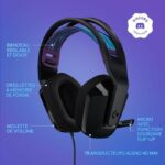 GAMING headset - Lightweight - LOGITECH G - G335 WIRED - BLACK Discord certified - Image 6