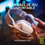 Logitech -G435 LIGHTSPEED Wireless Gaming Headset - WHITE - Lightweight Bluetooth with Built-in Mic for Dolby Atmos, PC, PS4, PS5, Mobile - Image 6