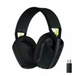 Logitech Wireless Gaming Headset - G435 LIGHTSPEED - BLACK - Lightweight Bluetooth with Built-in Mic for Dolby Atmos, PC, PS4, PS5, Mobile