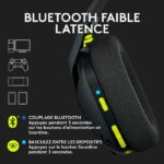 Logitech Wireless Gaming Headset - G435 LIGHTSPEED - BLACK - Lightweight Bluetooth with Built-in Mic for Dolby Atmos, PC, PS4, PS5, Mobile - Image 3