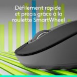 Logitech Signature M650 L Wireless Mouse - Left - For Large Hands, Silent, Bluetooth, Programmable Buttons - Graphite - Image 2