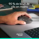 Logitech Signature M650 L Wireless Mouse - Left - For Large Hands, Silent, Bluetooth, Programmable Buttons - Graphite - Image 4