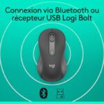 Logitech Signature M650 L Wireless Mouse - Left - For Large Hands, Silent, Bluetooth, Programmable Buttons - Graphite - Image 6