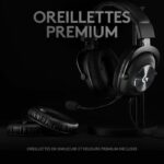 LOGITECH PRO X Gaming Headset Black - Image 4