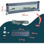 Bed rail - LOOPING - BL5003G - Folding - Grey – Bild 5