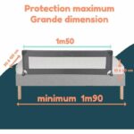 Bed rail - LOOPING - BL5003G - Folding - Grey – Bild 6
