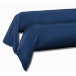 Lovely Home Lot of 2 bans - 85 x 185 cm - 100% cotton - Blue - Image 2