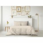 LOVELY HOME DUVET SET - 220x240 cm - 100% COTTON - CREAM BEIGE - Image 2
