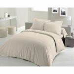LOVELY HOME DUVET SET - 220x240 cm - 100% COTTON - CREAM BEIGE
