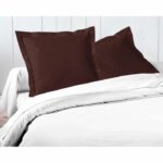 Set of 2 pillowcases - LOVELY HOME - LH71588 - 63 x 63 cm - Brown