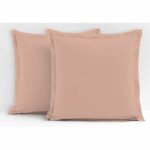 Set of 2 pillowcases - LOVELY HOME - LH71620 - 63 x 63 cm - Pink