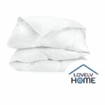 Duvet 240 x 260 cm - LOVELY HOME - Warm - 450 g/m² - Anti-mite - 2 people - White - Image 2