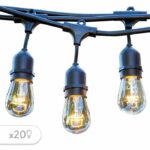 Outdoor light garland - LUMISKY - MAFY 20 LIGHT - 10 m - 20 vintage filament bulbs - E27 - warm white LED