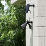 in 1 solar spotlight to stick or fix - LUMISKY - SPIKY AWAY W34 - H42 cm - white LED - Image 3