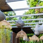 String lights - LUMISKY - Hawaii Light - Connectable - Outdoor - Polyrattan lampshade - 10 E27 LED filament bulbs - Image 5