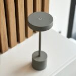 Cordless table lamp - LUMISKY - ROBY GREY - H30 cm - Touch in aluminum - Light gray - LED - Image 3