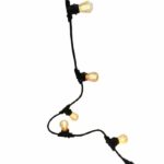 LINK ME LIGHT Connectable light garland - 10 bulbs - E27 socket - warm white LED - 5m - Image 2