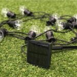 LUMIJARDIN Solar garland 10 LED bulbs - Warm white - Party clear solar - Image 2