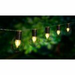 Lumijardin Solar Cage Keny Cage with 10 decorative bulbs