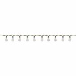Outdoor light garland - LUMISKY - FANTASY CORD - 7.70 m - 10 transparent filament bulbs - warm white LED