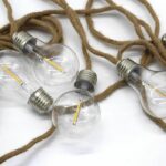 Outdoor light garland - LUMISKY - FANTASY CORD - 7.70 m - 10 transparent filament bulbs - warm white LED - Image 5