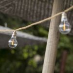 Solar light garland - LUMISKY - FANTASY CORD SOLAR - 7.50 m - Rope 10 transparent bulbs - Warm white LED - Image 5