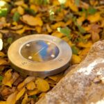 Set of 8 round stainless steel solar spotlights, recessed or spiked - LUMISKY - DECKY - cool white LED - Ø12 cm - Image 3