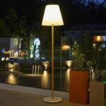 Solar and rechargeable street lamp - LUMISKY - STANDY WOOD SOLAR - H150 cm - Dimmable warm white LED - Image 6