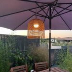 Nomad suspension - LUMISKY - HANG BOHEME - H35 cm - Polyrattan with rope - Warm white and dimmable white LED - Image 5