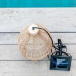Solar suspension - LUMISKY - HOLIDAY - H42 cm - Natural bohemian style woven basketwork - warm white LED - Image 6
