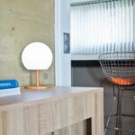 LUMISKY - Table lamp - wireless - extendable bamboo foot - H28cm - warm white / white LED LUNY - Image 2