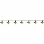 Outdoor light garland - LUMISKY - COTTAGE - 5.70 m - 10 transparent globes - warm white LED