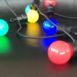 Solar light garland - LUMISKY - PARTY GUINGUETTE SOLAR - 5.70 m - 8 modes - 10 multi-color LED globes – Bild 3
