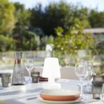 Mini cordless table lamp - LUMISKY - LADY MINI - H22 cm - Rechargeable - Warm white LED