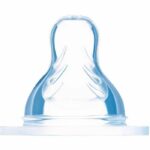 MAM Anatomic Teat - Fast X Flow and Thick Liquid - Silicone - Pack of 2 - Transparent