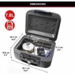 MASTER LOCK Fireproof and waterproof safety box 7.8 liters - Image 6