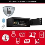Master Lock LX110Beurhro Biometric safe to protect goods from values, black, 19.5 x 43 x 37 cm - Image 2