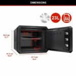 MASTERLOCK FPW082FTCML Security Safe - Fireproof and Water Resistant - Electronic Combination - Size L - Image 4
