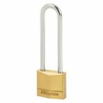 MASTERLOCK Padlock brass 30mm handle 64mm double lock