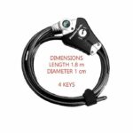 MASTER LOCK Patented anti-theft cable adjustable from 30 cm to 1.8 m - Image 4