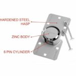 Padlock for Van Door - MASTER LOCK - 736EURD - Round Padlock + Hasp - Image 4
