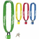 MASTER LOCK Bike Lock Chain with Key Padlock - Ideal for Bikes, Electric Bikes, ATVs and more