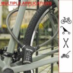 Bicycle Lock - MASTER LOCK - 8229EURDPRO - 90 cm cable - Black - Twisted steel - Image 4