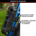 Folding Bike Lock - MASTER LOCK - 8335EURDPRO - Hardened Steel, 4 Keys, Bracket Included - Image 4